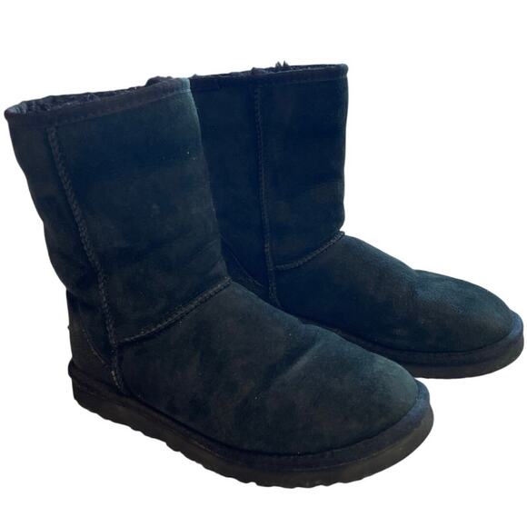 Black Suede Women's Boots - Picture 1 of 12